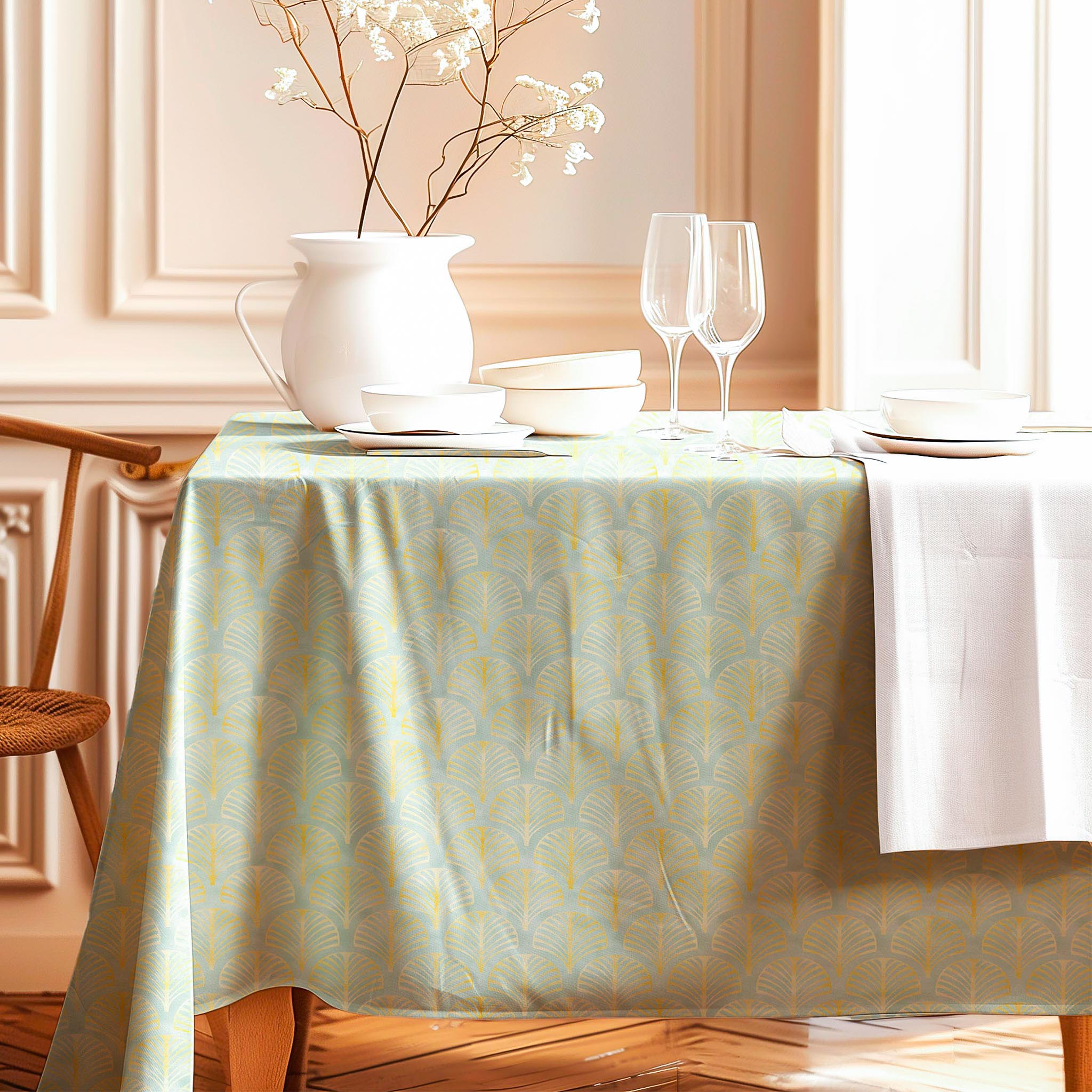 Mantel antimanchas Decor verde