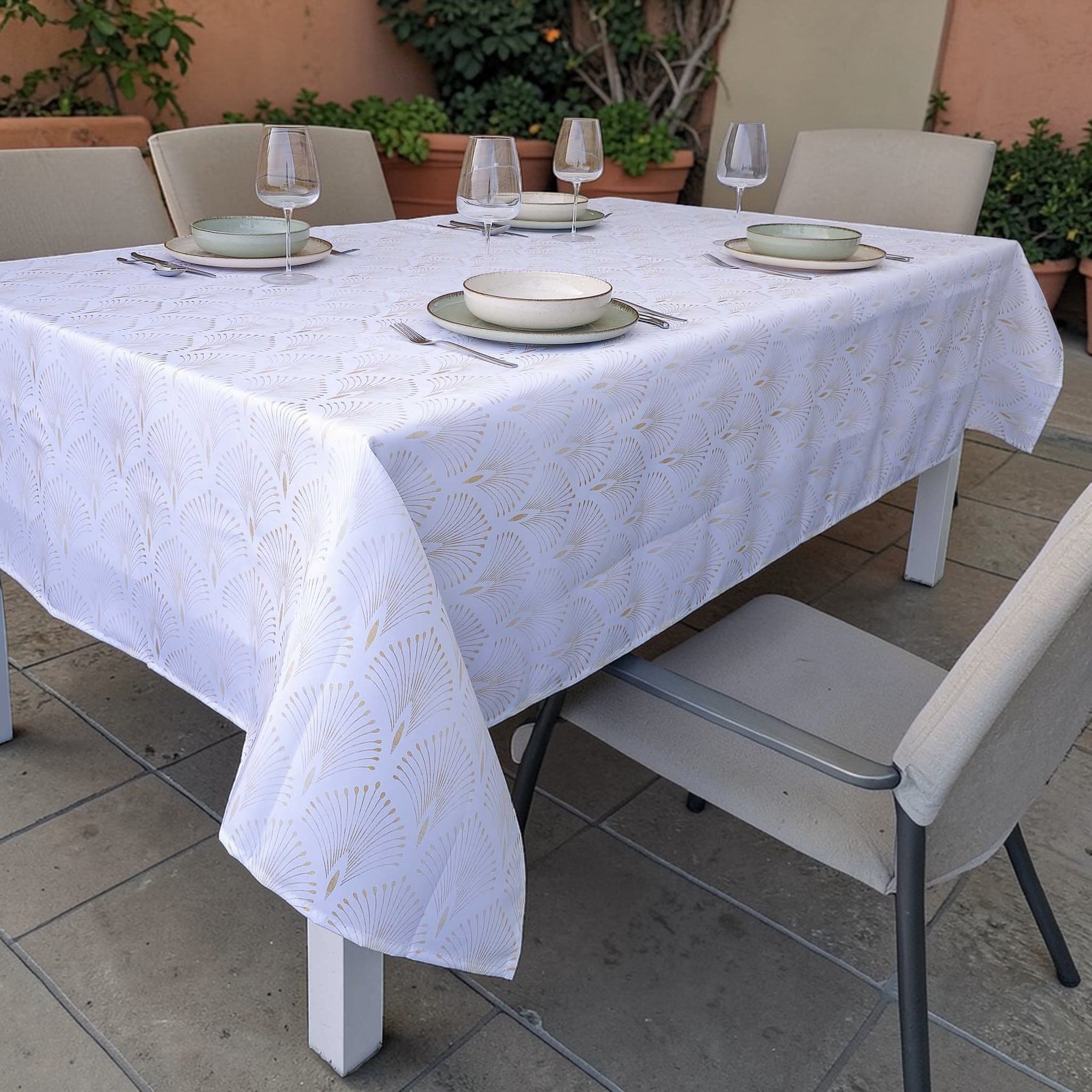 Mantel antimanchas Decor blanco